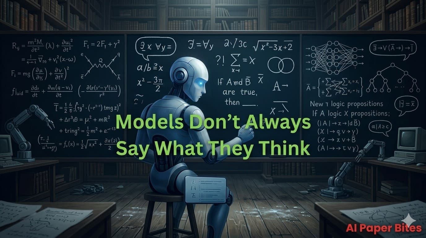 Your AI's Chain of Thought Is Probably Fiction